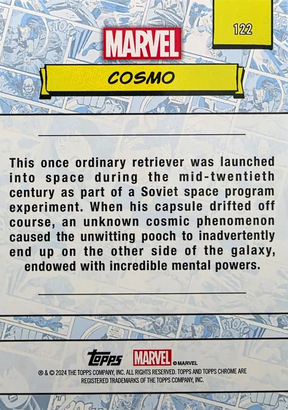 2024 Topps Chrome Marvel Cosmo #122