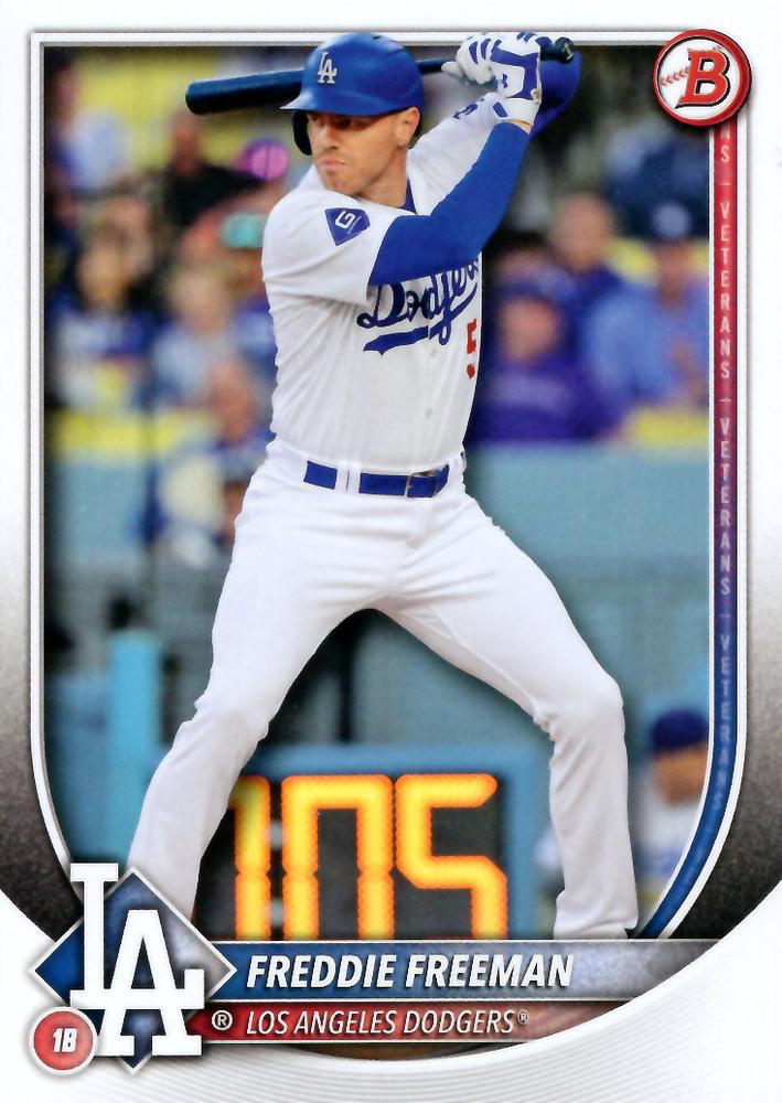 2025 Topps Bowman Freddie Freeman Los Angeles Dodgers #5