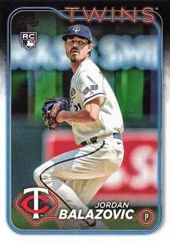 2024 Topps Series 1 Jordan Balazovic RC Minnesota Twins #263