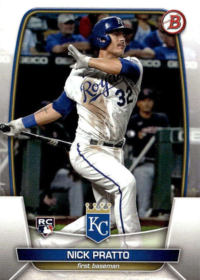 2023 Topps Bowman Nick Pratto RC Kansas City Royals #8