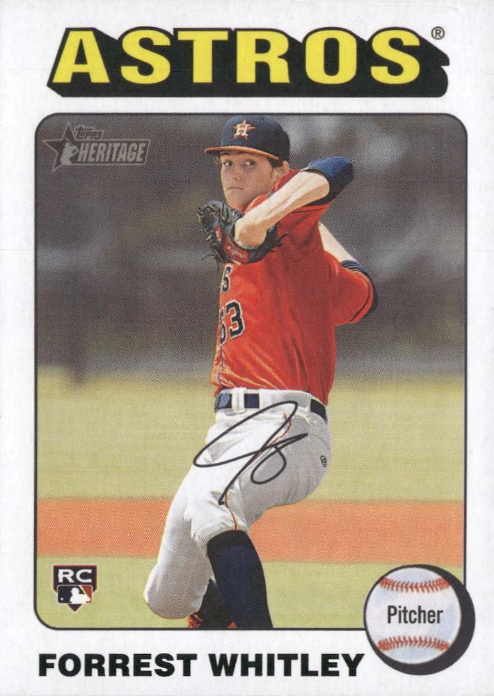 2024 Topps Heritage White Border Parallel Forrest Whitley RC Houston Astros #636