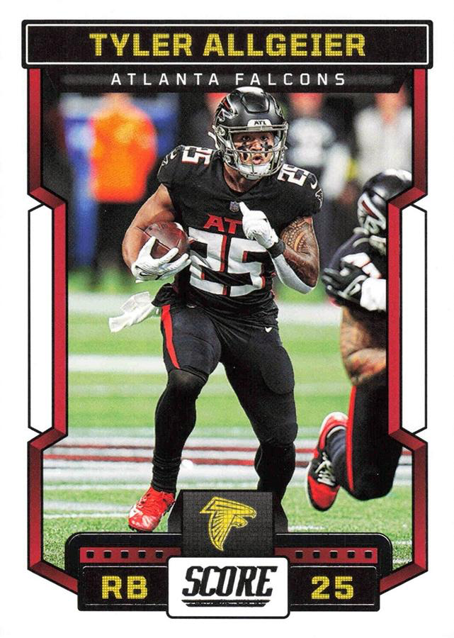 2023 Panini Score Football Tyler Allgeier Atlanta Falcons #38