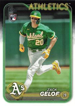 2024 Topps Series 1 Zack Gelof RC Oakland Athletics #166