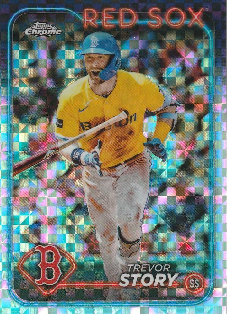2024 Topps Chrome X-Fractor Parallel Trevor Story Boston Red Sox #279