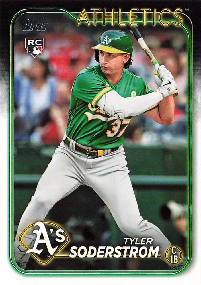 2024 Topps Series 1 Tyler Soderstrom RC Oakland Athletics #244