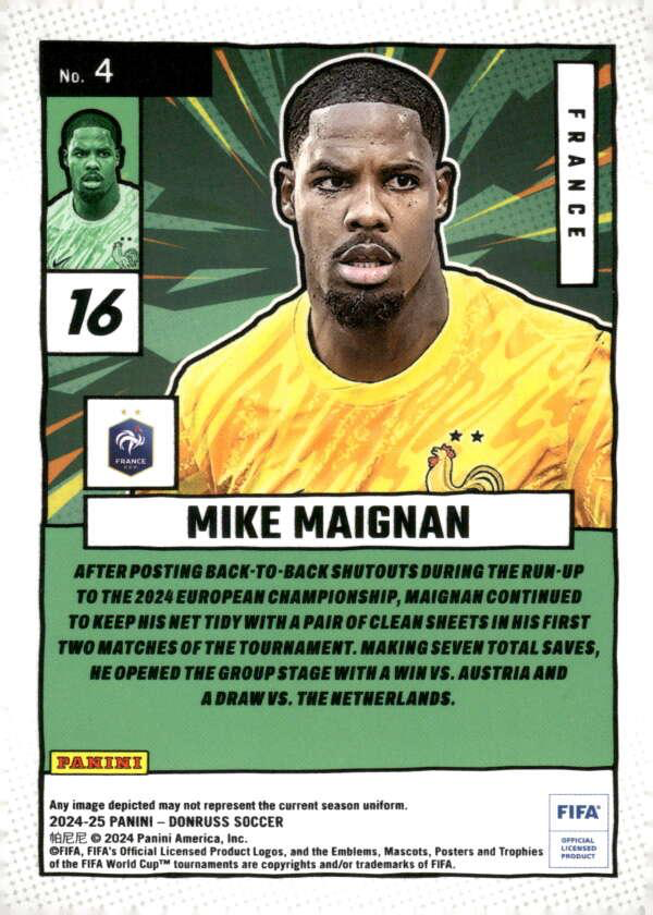 2024 Panini Donruss Net Marvels Mike Maignan #4 France