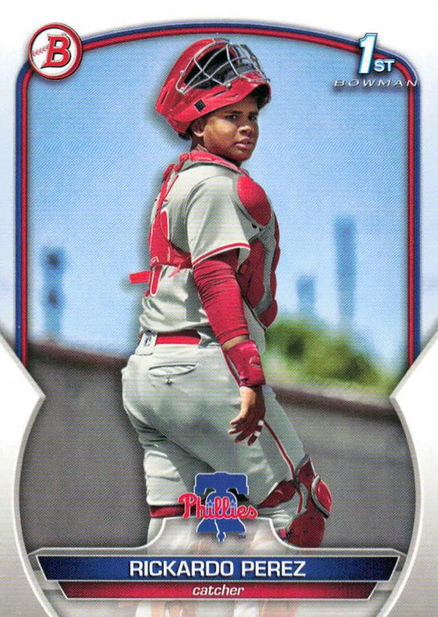 2023 Topps Bowman Paper Prospects Rickardo Perez 1st Philadelphia Phillies #BP-27