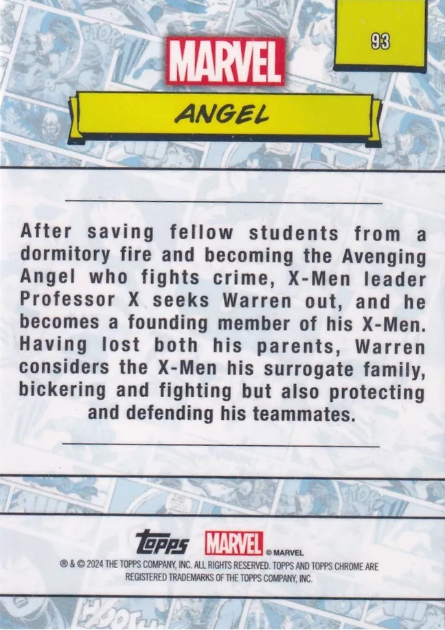 2024 Topps Chrome Marvel Angel #93