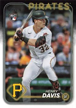 2024 Topps Series 1 Henry Davis RC Pittsburgh Pirates #295