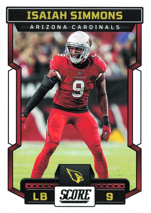 2023 Panini Score Football Isaiah Simmons Arizona Cardinals #159