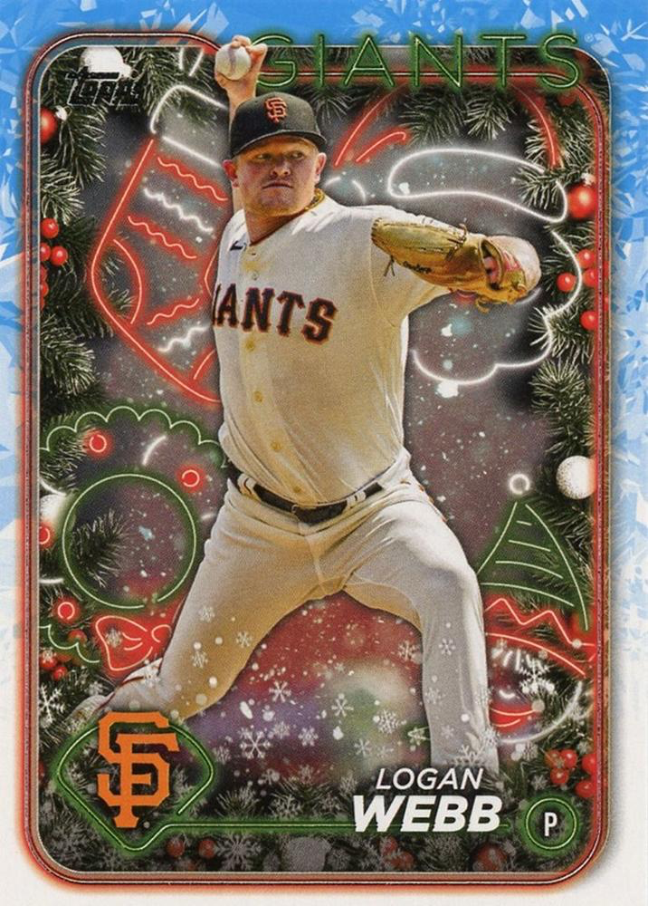 2024 Topps Holiday Logan Webb San Francisco Giants #H122