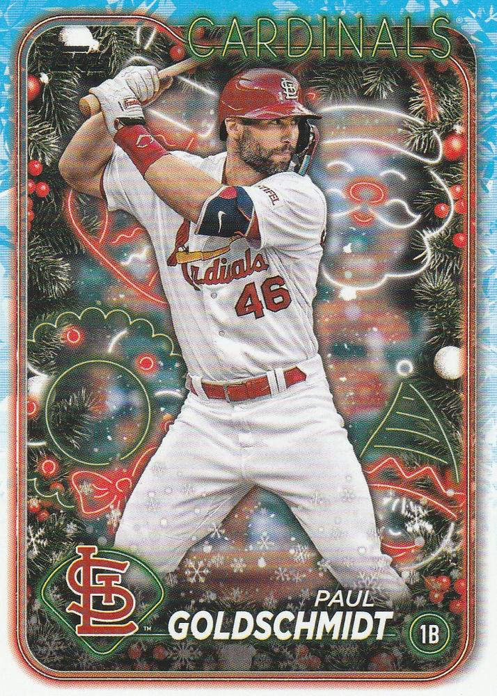 2024 Topps Holiday Paul Goldschmidt St. Louis Cardinals #H183