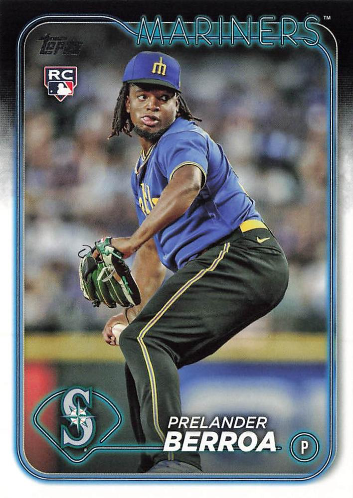 2024 Topps Series 1 Prelander Berroa RC Seattle Mariners #36