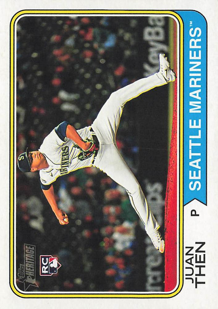 2023 Topps Heritage Juan Then RC Seattle Mariners #610