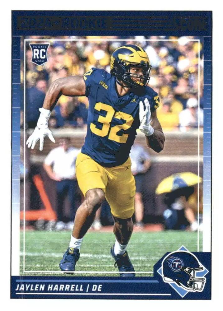 2024 Panini Score Football Jaylen Harrell Tennessee Titans #385 RC