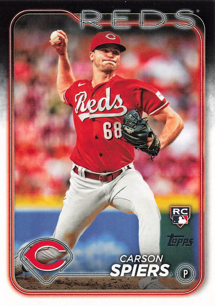 2024 Topps Series 2 Carson Spiers RC Cincinnati Reds #365