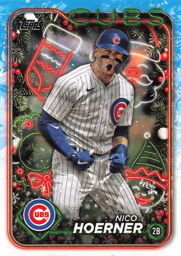 2024 Topps Holiday Nico Hoerner Chicago Cubs #H123