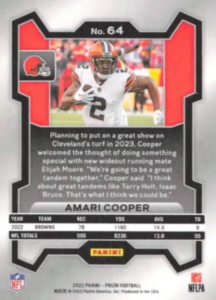 2023 Panini Prizm Amari Cooper Cleveland Browns #64