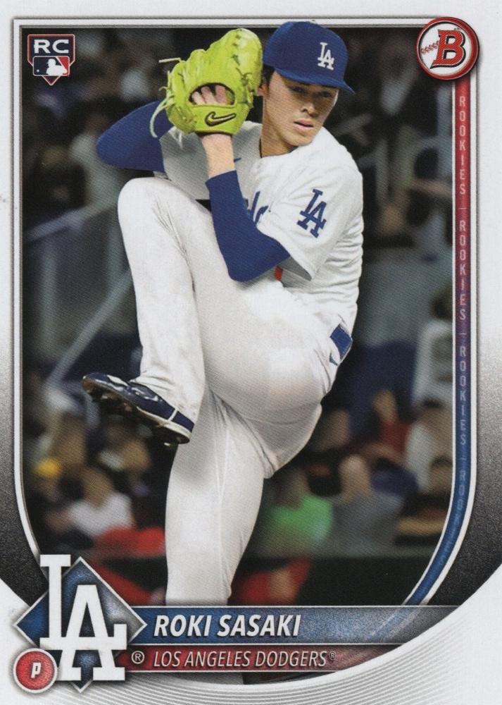 2025 Topps Bowman Roki Sasaki RC Los Angeles Dodgers #12