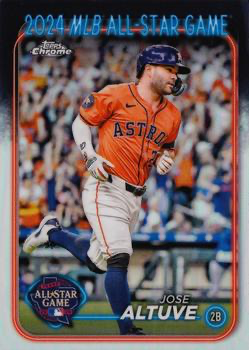 2024 Topps Chrome Update All Star Game Chrome Jose Altuve Houston Astros #ASGC-3