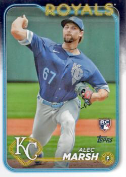 2024 Topps Series 1 Alec Marsh RC Kansas City Royals #163