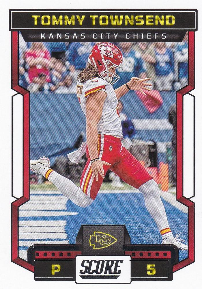 2023 Panini Score Football Tommy Townsend Kansas City Chiefs #128