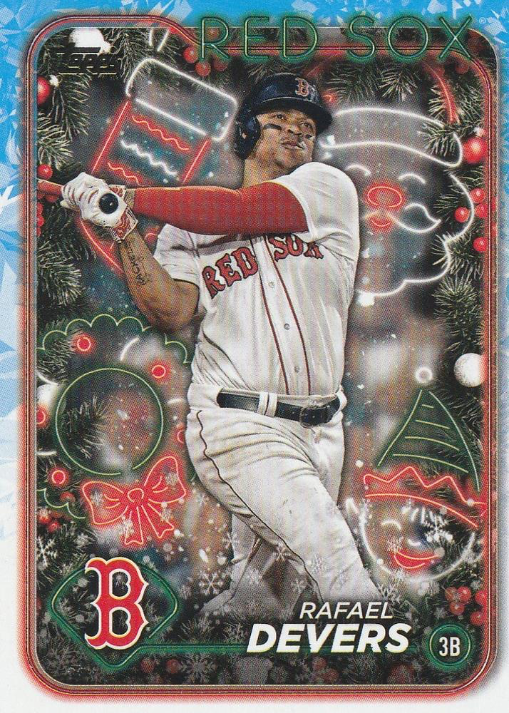 2024 Topps Holiday Rafael Devers Boston Red Sox #H151