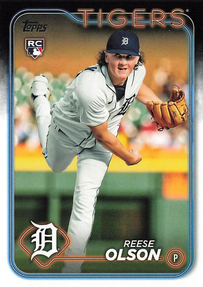 2024 Topps Series 1 Reese Olson RC Detroit Tigers #308