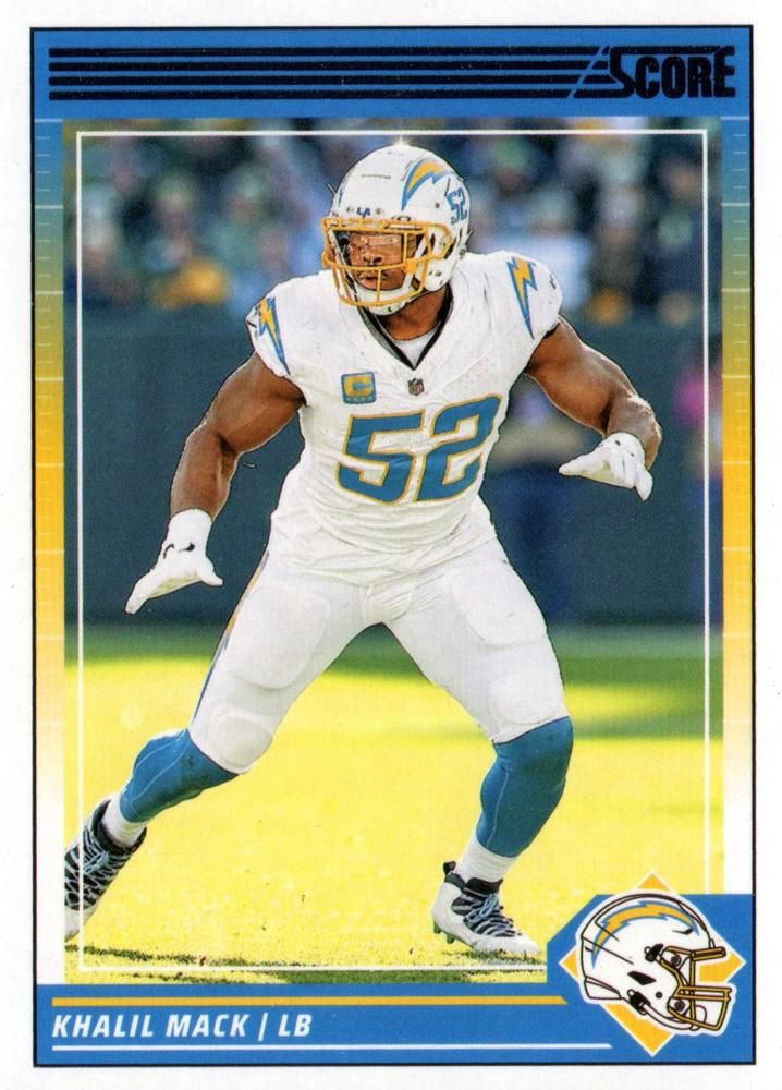 2024 Panini Score Football Khalil Mack Los Angeles Chargers #166