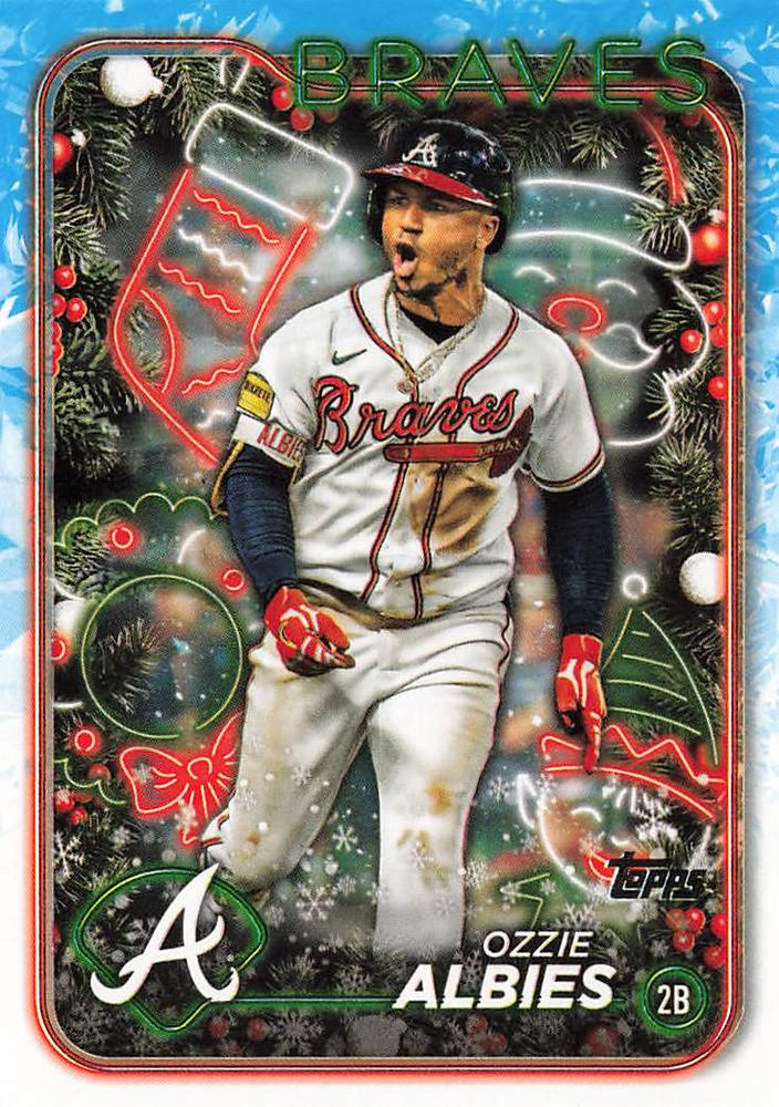 2024 Topps Holiday Ozzie Albies Atlanta Braves #H108