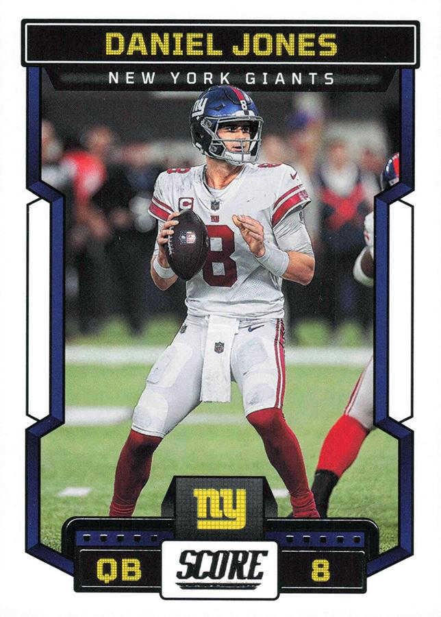 2023 Panini Score Football Daniel Jones New York Giants #234