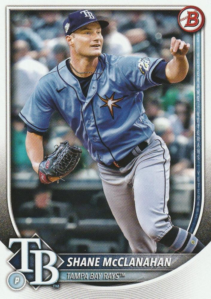 2025 Topps Bowman Shane McClanahan Tampa Bay Rays #48