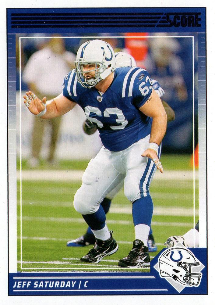 2024 Panini Score Football Jeff Saturday Indianapolis Colts #125