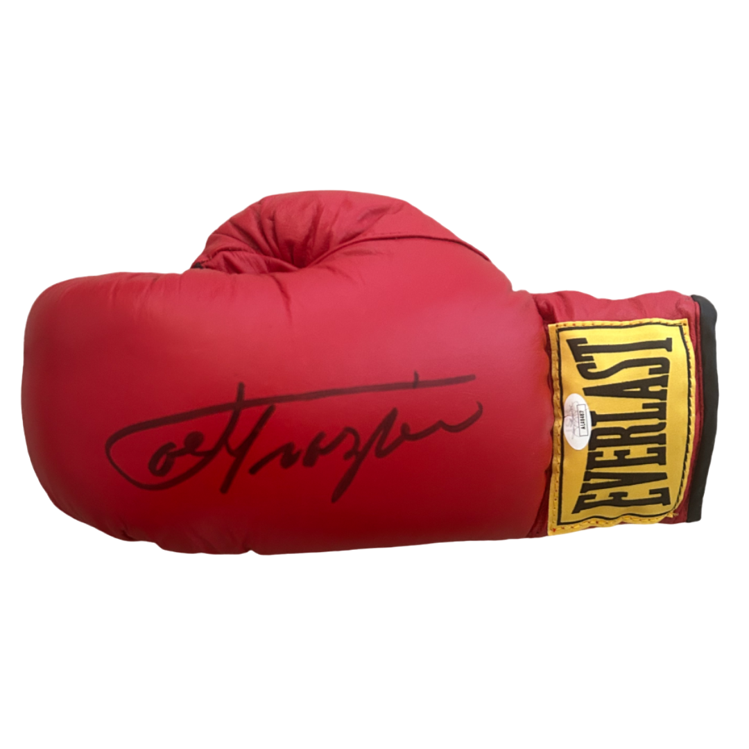 Gant de boxe Everlast rouge signé par Joe Frazier (JSA)