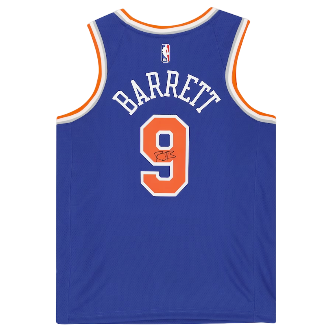 New York Knicks Nike Swingman Trikot signiert von RJ Barrett (Fanatics)