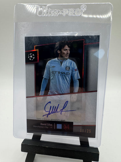 2024 Topps Museum David Silva Auto /25 #AA-DS2 Manchester City