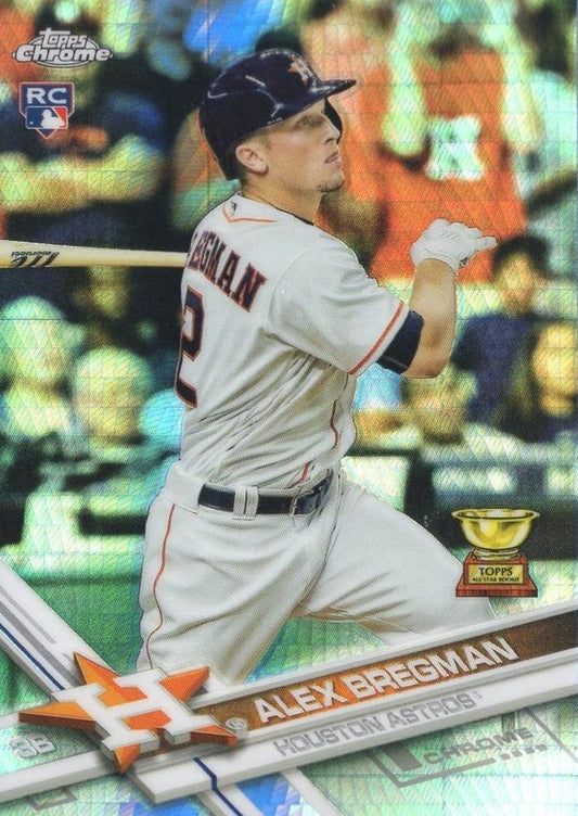 2017 Topps Chrome Prism Refractor RC Alex Bregman #9 Houston Astros