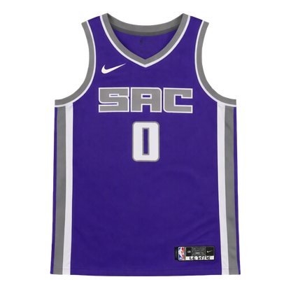 Nike Swingman Sacramento Kings Jersey signed by Tyrese Haliburton (JSA)