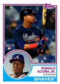 2018 Topps Update 1983 35th Anniversary RC Ronald Acuña Jr  #83-13 Atlanta Braves