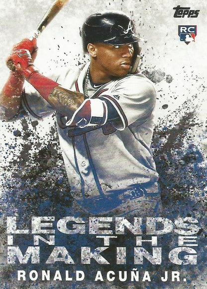 2018 Topps Update Legends in the Making RC Ronald Acuña Jr #LITM-1 Atlanta Braves