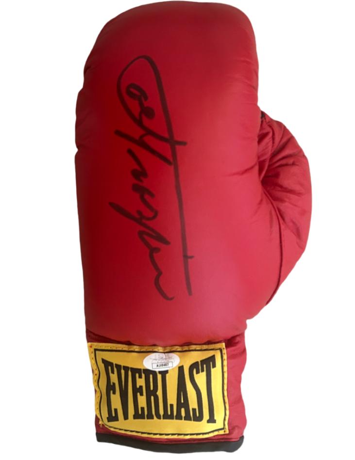 Gant de boxe Everlast rouge signé par Joe Frazier (JSA)