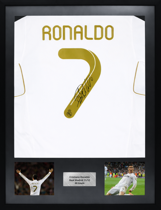 Maillot Réal Madrid signé par Cristiano Ronaldo (Beckett)
