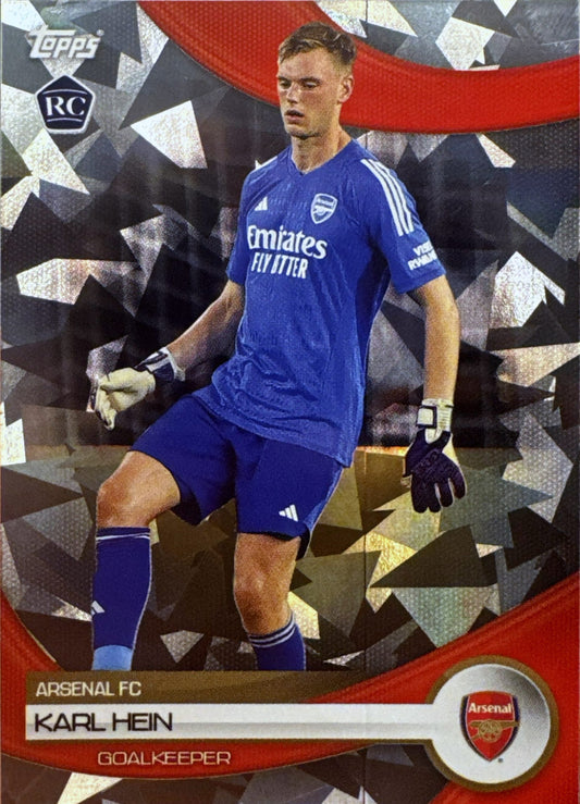2023 Topps Arsenal Team Set Icy Karl Hein #3 Arsenal FC