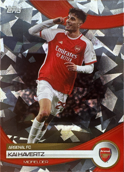 2023 Topps Arsenal Team Set Icy Kai Havertz #17 Arsenal FC