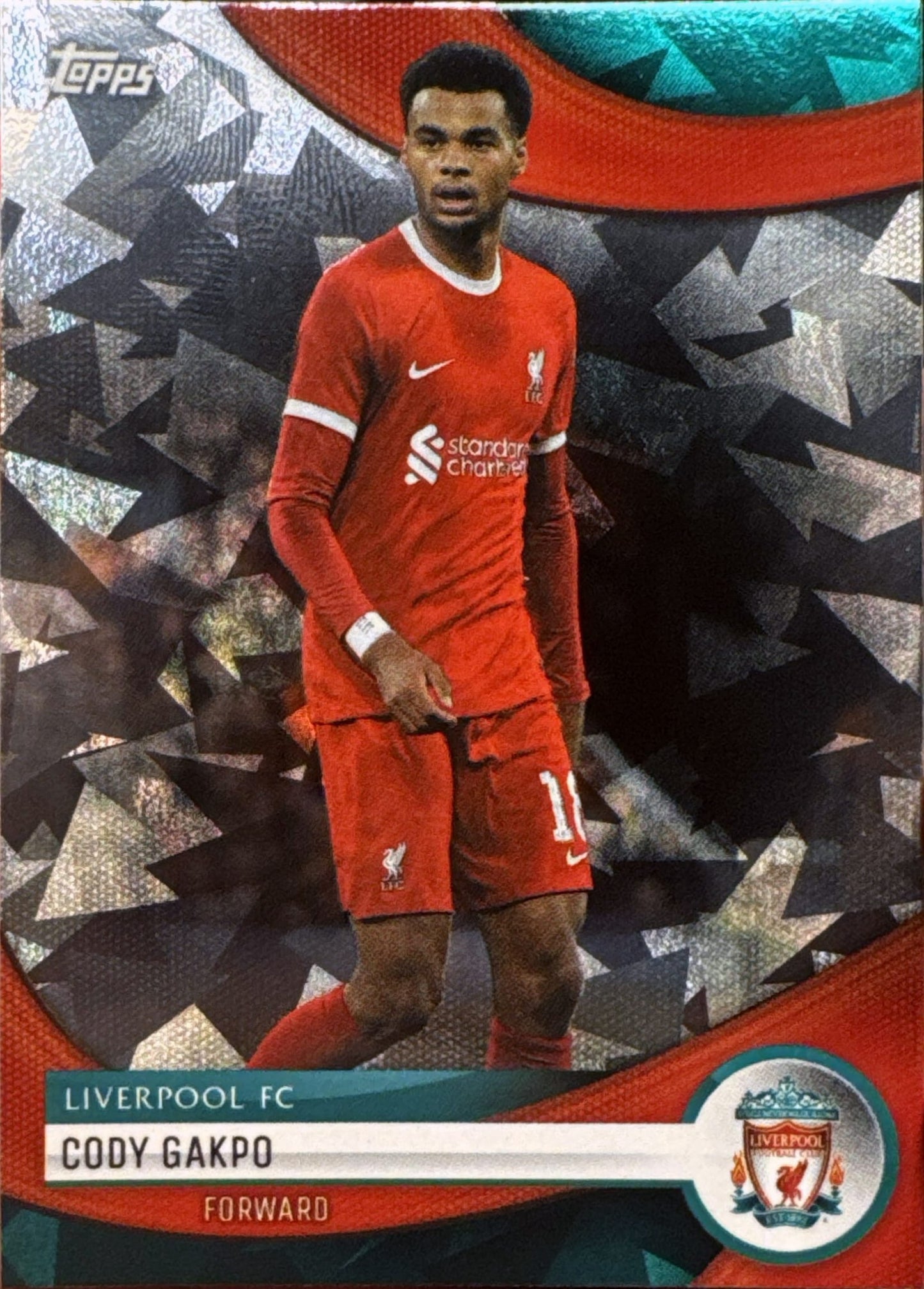 2023 Topps Liverpool Team Set Icy Cody Gakpo #17 Liverpool