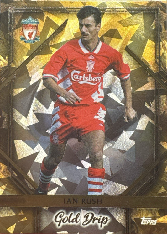 2023 Topps Liverpool Team Set Icy Ian Rush GD #50 Liverpool