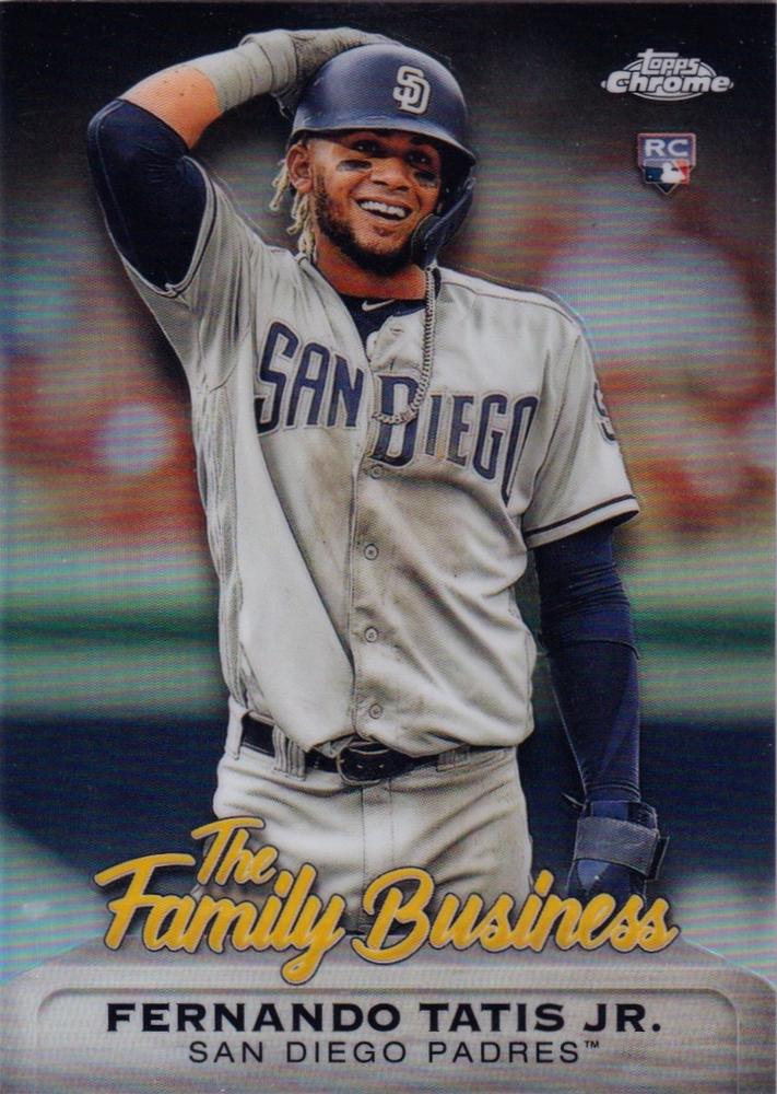 2019 Topps Chrome Update RC The Family Business Fernando Tatis Jr. RC #FB-15 San Diego Padres