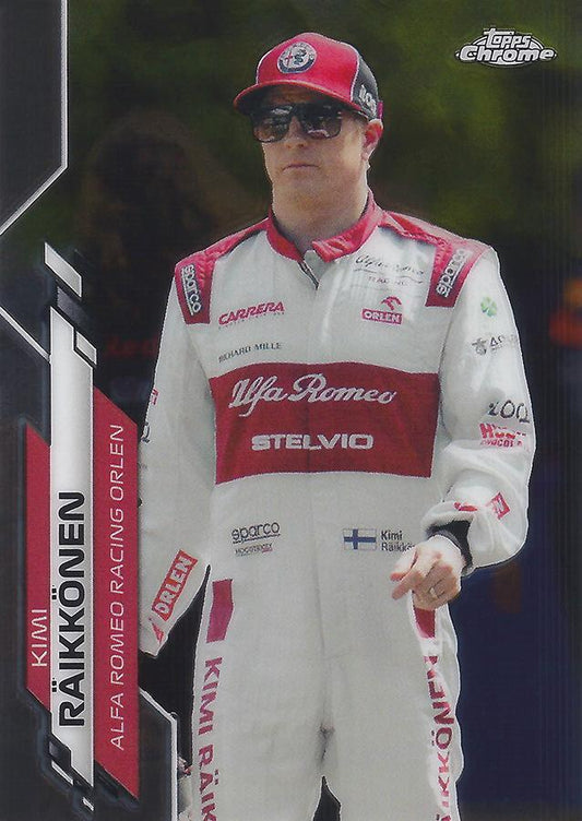 2020 Topps Chrome Formula 1 Kimi Räikkönen #188 Alfa Romeo
