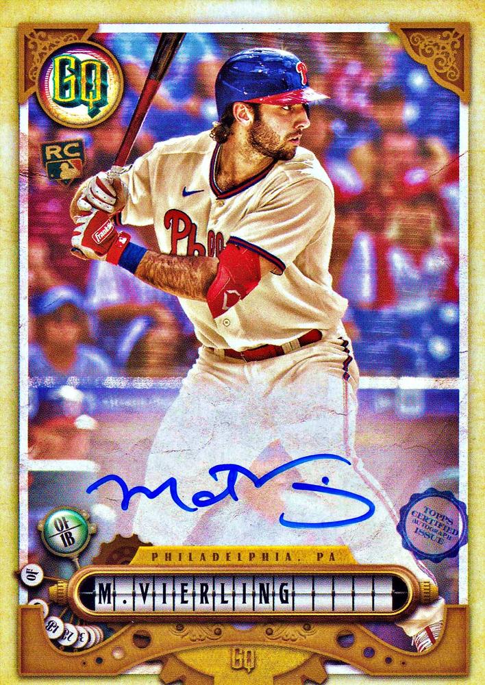 2022 Topps Gypsy Queen Matt Vierling Autograph #GQA-MV Philadelphia Phillies