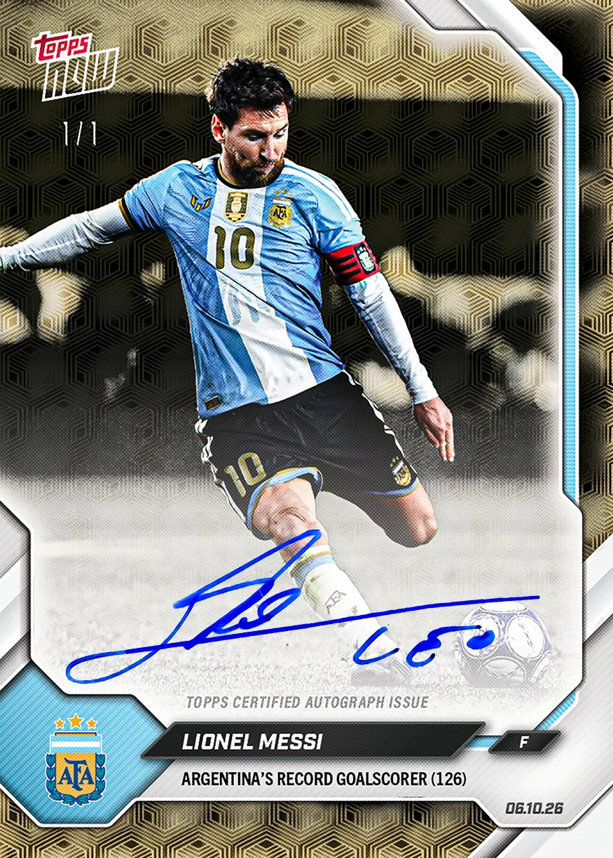 2026 Argentina Topps NOW® - Final Farewell Pack - Lionel Messi